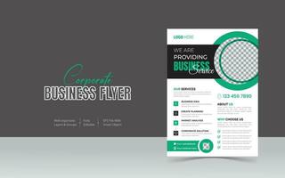 Corporate business flyer vector