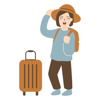 mundo turismo día diseño ilustración vector