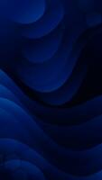 Abstract background dark blue color with wavy lines and gradients is a versatile asset suitable for various design projects such as websites, presentations, print materials, social media posts vector
