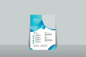 Creative Business flyer template design for a digital marketing company or agency vector