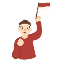 vector flat pahlawan heroes day