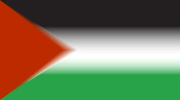 gradation of the Palestinian flag flying photo