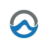 Water wave icon vector