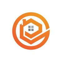 Property and Construction Logo design vector