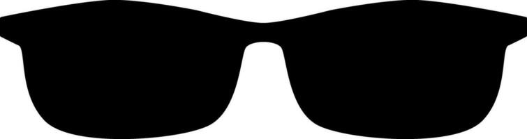 Shape Of Rectangular Summer Eyeglasses vector