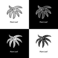 Plant Leaf Natural. Plants and Flowers Icon Logo Illustration vector