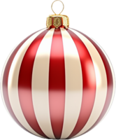 Navidad pelota png con ai generado.