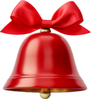 Christmas bell png with AI generated.