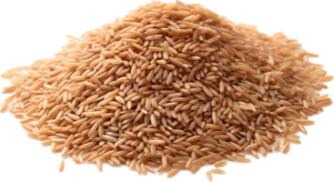 Brown rice png with AI generated.