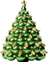 Christmas tree png with AI generated.