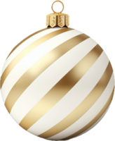 Christmas ball png with AI generated.