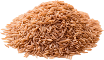 Brown rice png with AI generated.