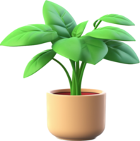 Potted plant png with AI generated.