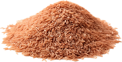 Brown rice png with AI generated.
