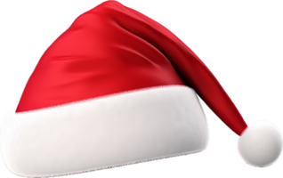 de kerstman hoed PNG met ai gegenereerd.