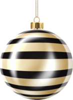 Christmas ball png with AI generated.