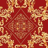 floral, ornamento, abstracto modelo adecuado para textil y impresión necesidades vector