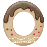 Kerstmis koekjes brief png