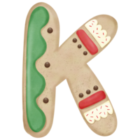 Christmas cookies letter png