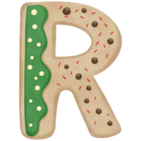 Natale biscotti lettera png