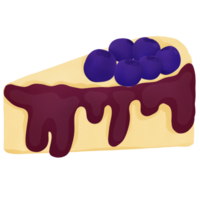 Blueberry cake png. png