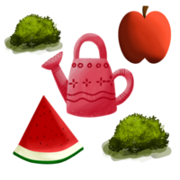 watering can and flower png