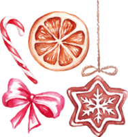 Navidad colocar. acuarela clipart png