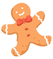 gingerbread man isolated on white png