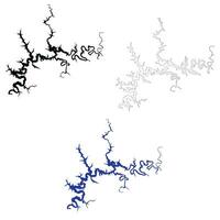 nolín lago icono. nolín lago mapa signo. nolín lago contorno símbolo. nolín lago Kentucky. plano estilo foto