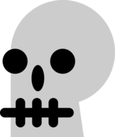 cráneo y cruzar huesos pirata icono png