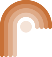 curva arco iris icono png