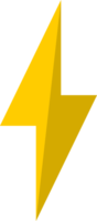 electric energy thunder bolt power icon png