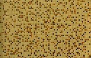 The texture of the wall, decorated with a mosaic of various small square tiles. Abstract pattern of ceramic tiles on the wall photo