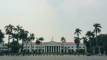 Museum of Fine Art and Ceramics at Kota Tua Jakarta. The old city of Jakarta is a historic building left by the Dutch colonial. photo