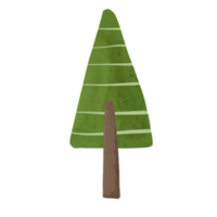 waterverf illustratie van kleurrijk bomen png