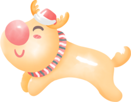 alegre Navidad y contento nuevo año elementos png