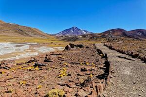 piedras rojas - atacama Desierto - san pedro Delaware atacama. foto