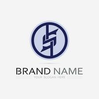 Business corporate S letter logo vector