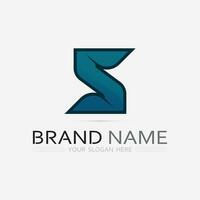 Business corporate S letter logo vector