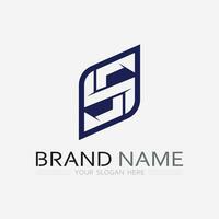 Business corporate S letter logo vector