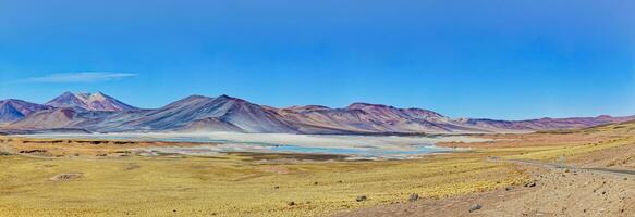 Salar de Aguas Calientes Viewpoint - Atacama Desert - San Pedro de Atacama. photo