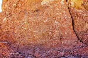 Yerbas Buenas Archaeological Site - Chile. Cave Paintings - Atacama Desert. San Pedro de Atacama. photo