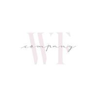 WT Beauty Initial Template Vector Design