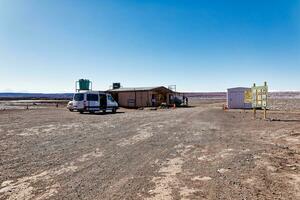 Landscape of the Hidden Baltinache Lagoons - Atacama Desert - Chile. photo