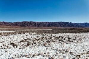 paisaje de el oculto baltinache lagunas - atacama Desierto - Chile. foto