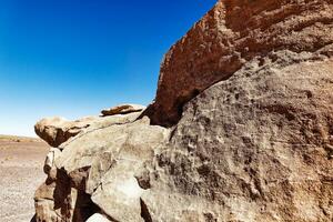 Yerbas Buenas Archaeological Site - Chile. Cave Paintings - Atacama Desert. San Pedro de Atacama. photo