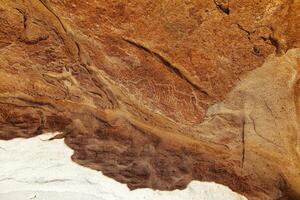 yerbas buenas buenas arqueológico sitio - Chile. cueva pinturas - atacama desierto. san pedro Delaware atacama. foto