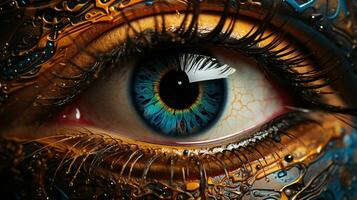 wonderfull eye background photo