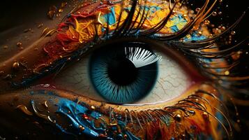 wonderfull eye background photo