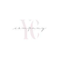 YC Beauty Initial Template Vector Design